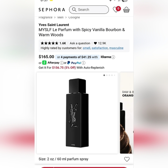 NIB-YSL MYSLF E.D.P 60ML/2.0oz - Picture 3 of 8